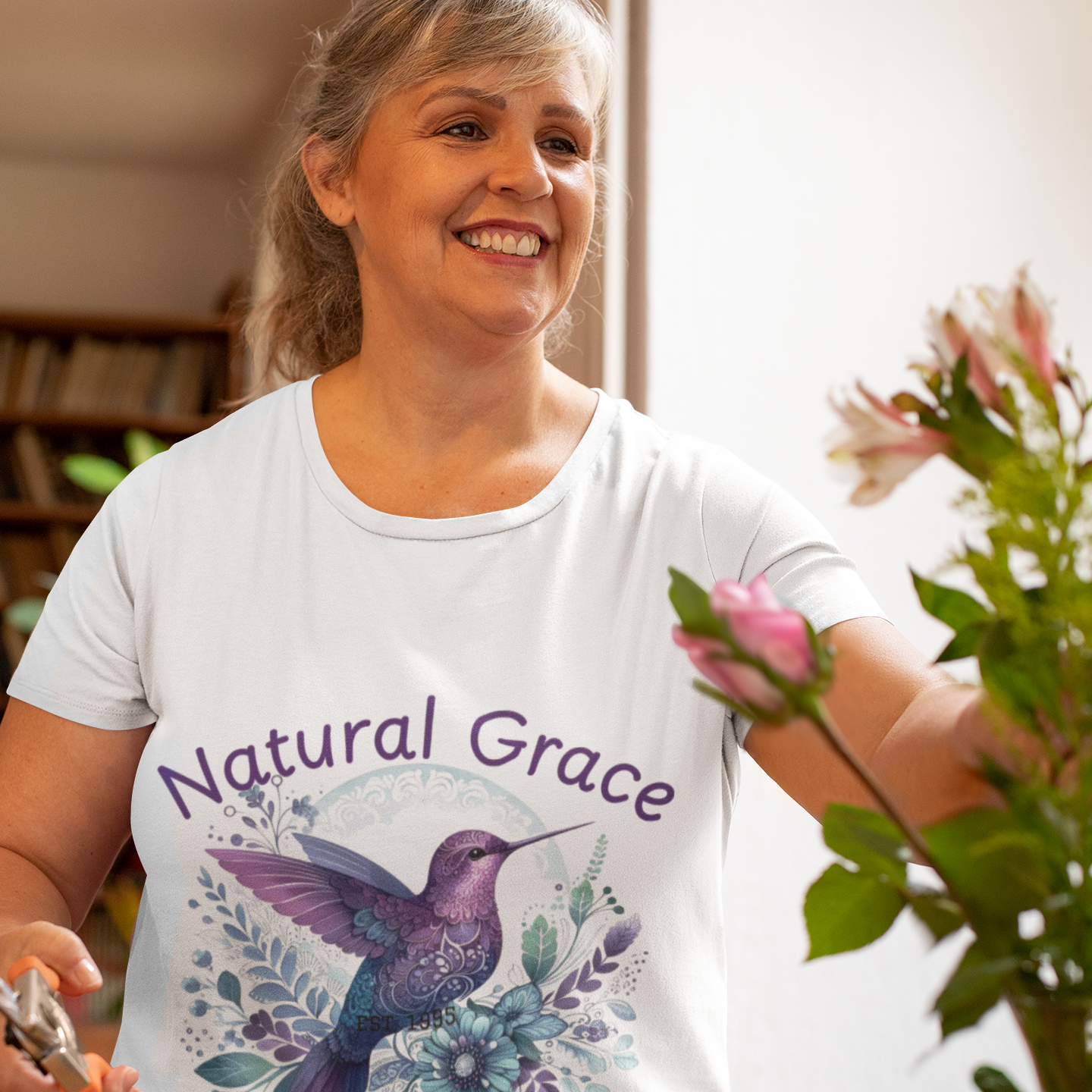 Natural Grace Tee – Hummingbird Collection