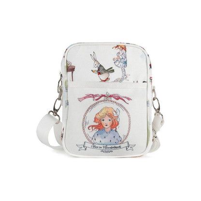 Alice in Wonderland Cross Body Travel Bag