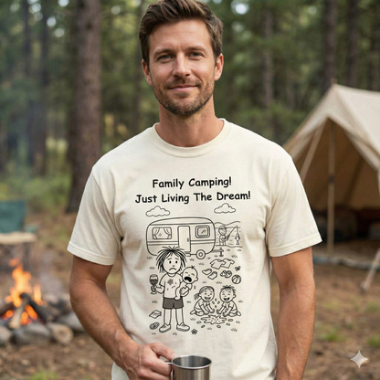 Family Camping Funny Tee