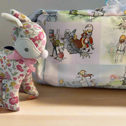 Alice In Wonderland Canvas Backpack