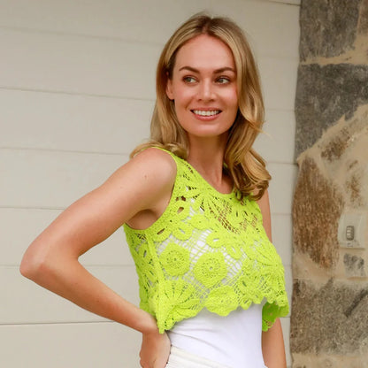 Sweet Crochet Summer Crop Top