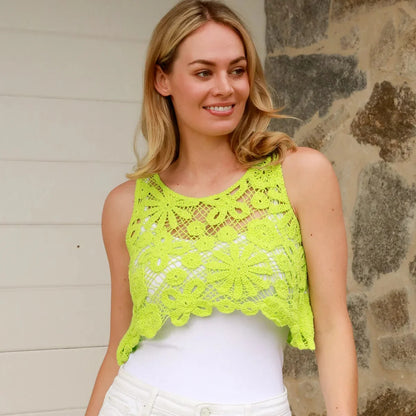Sweet Crochet Summer Crop Top