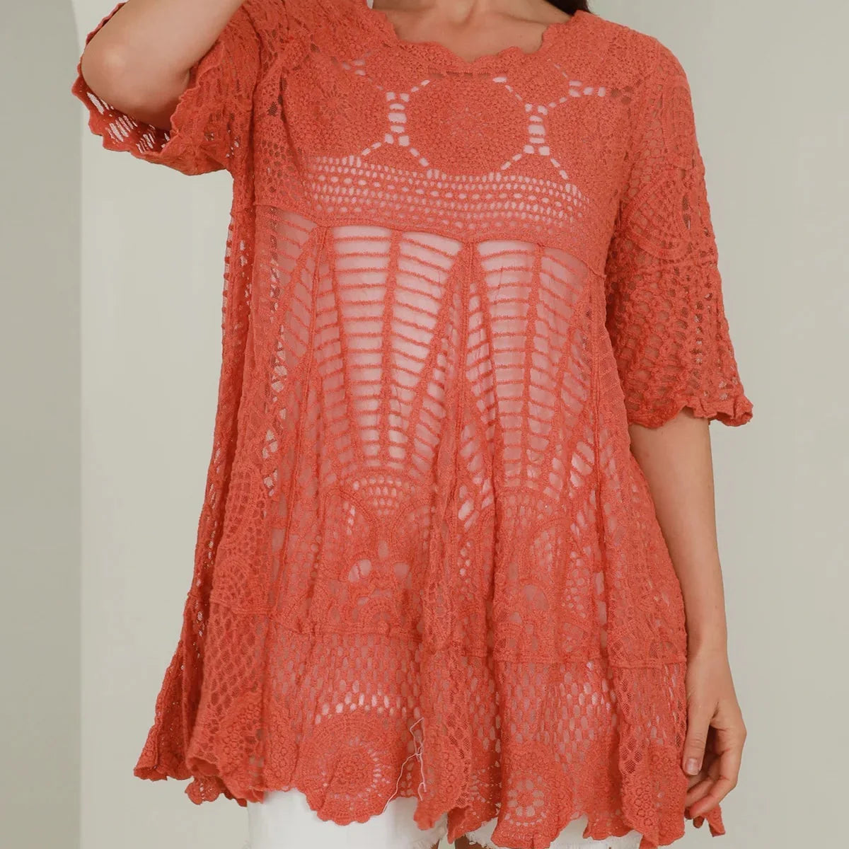 Beautiful Knit Summer Top | Ginger Bear Boutique