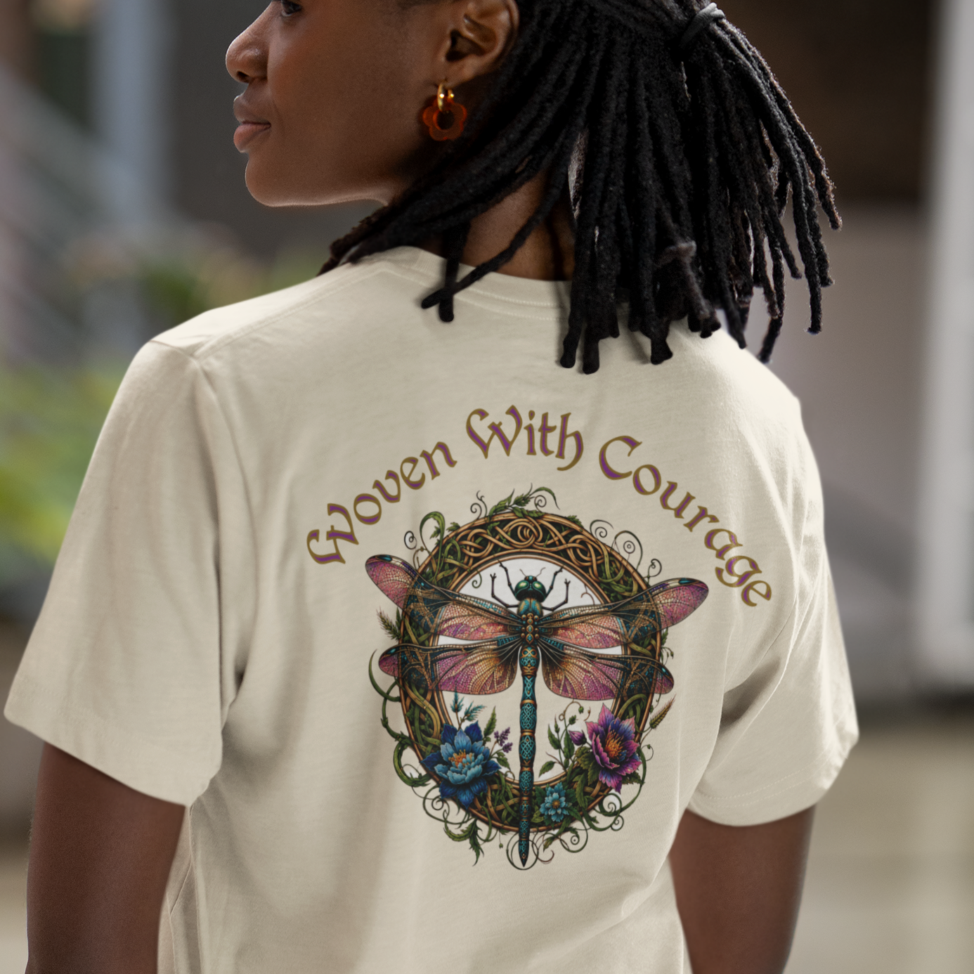 Celtic Dragonfly Graphic T-Shirt