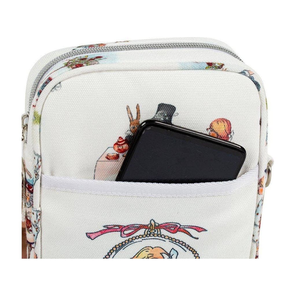 Alice in Wonderland Cross Body Travel Bag
