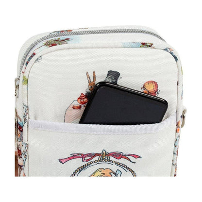 Alice in Wonderland Cross Body Travel Bag