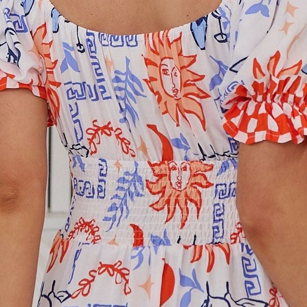 JAASE -  Colorful Rini Mini Dress | Ginger Bear Boutique