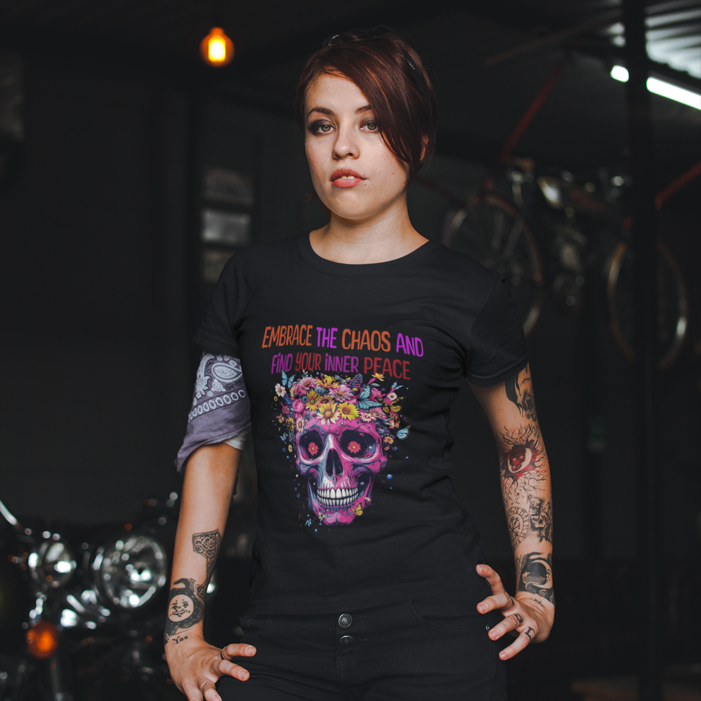 Find Your Peace - Skull Tee