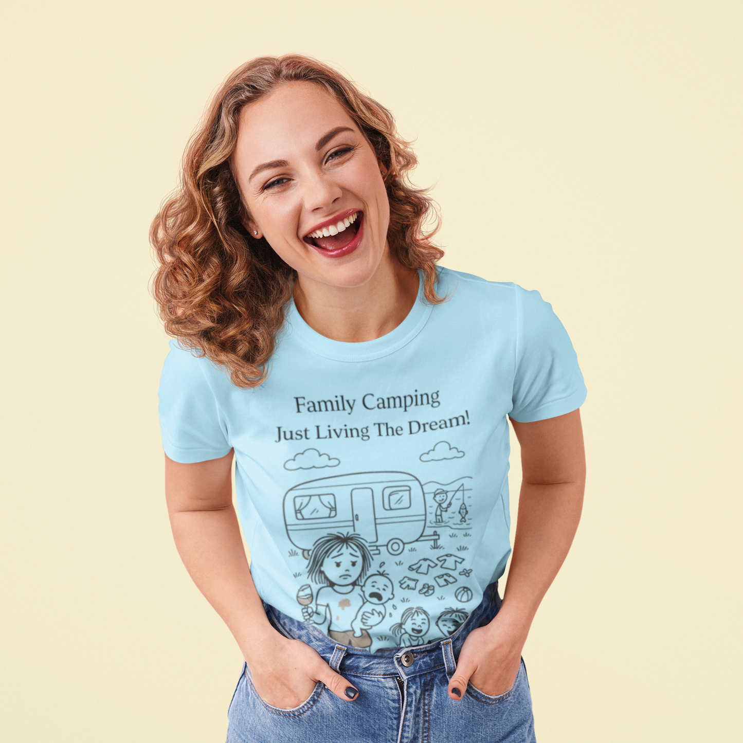 Family Camping Funny Tee